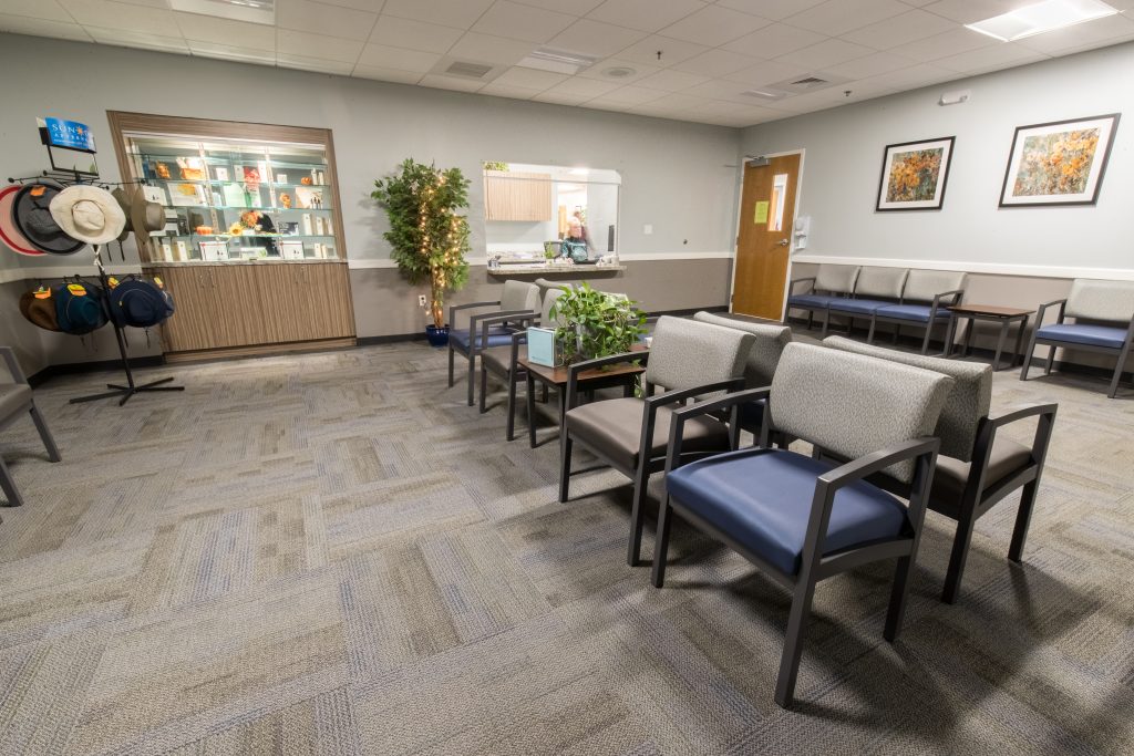 Longmeadow office patient waiting area